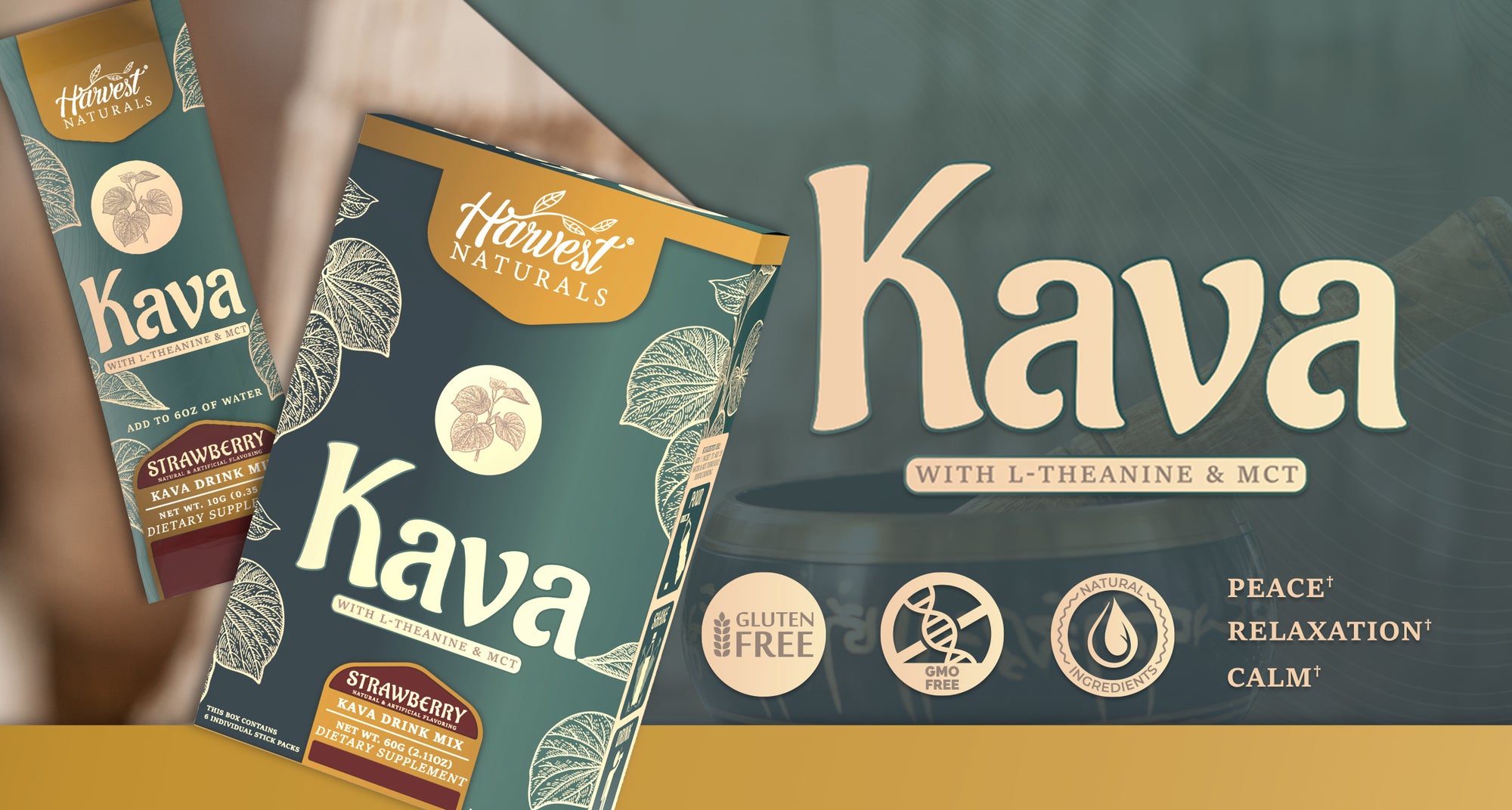 Kava + L-Theanine & MCT Drink Mix